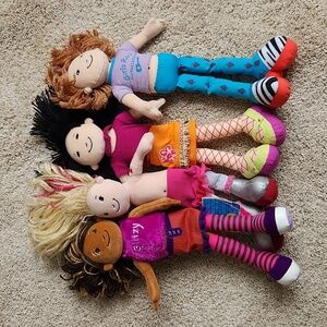 Vintage Groovy Girls Dolls Set of 4